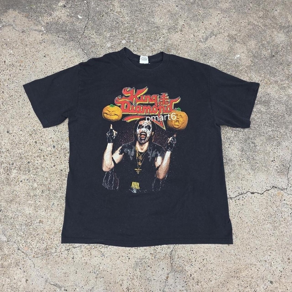 Vintage 1989 King Diamond Halloween Tour Shirt 80s Size XL READ!